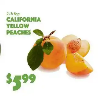 The Food Emporium California Yellow Peaches offer