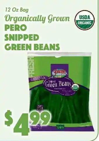 The Food Emporium Organically Grown Pero Snipped Green Beans offer