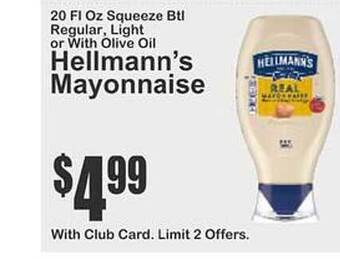 Key Food Hellmann's Mayonnaise offer