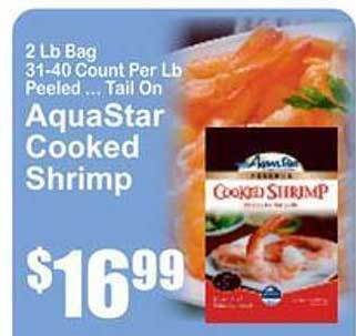 Key Food Aquastar Cooked Shrimp offer