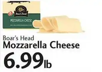 Sunset Foods Boar's Head Mozzarella Cheese offer