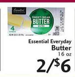 Sunset Foods Essential Everyday Butter offer