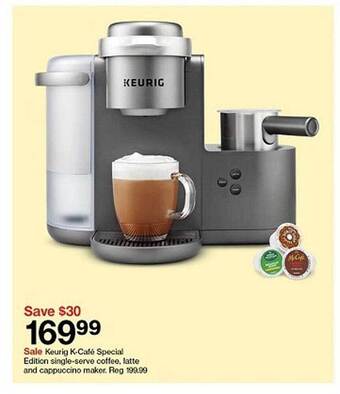 Target Keurig K-café Special Edition Single-serve Coffee, Latte And Cappuccino Maker offer