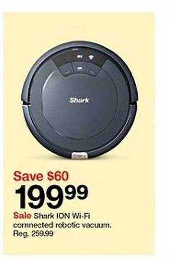 Target Shark Ion Wi-fi Connected Robotic Vacuum offer