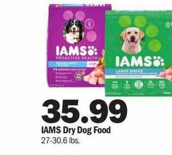 Meijer Iams Dry Dog Food offer