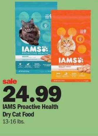 Meijer Iams Proactive Health Dry Cat Food offer