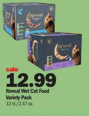 Meijer Reveal Wet Cat Food Variety Pack offer