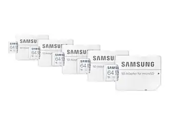 Samsung Evo plus + adapter microsdxc 64gb - 5 pack offer