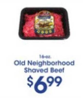 Price Rite Old Neighborhood Shaved Beef offer
