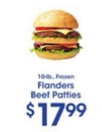 Price Rite Flanders Beef Patties offer