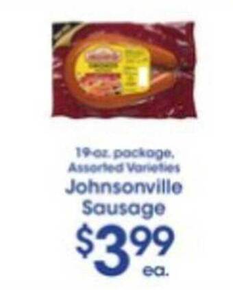 Price Rite Johnsonville Sausage offer