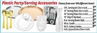 Ocean State Job Lot Plastic Party-serving Accessories offer
