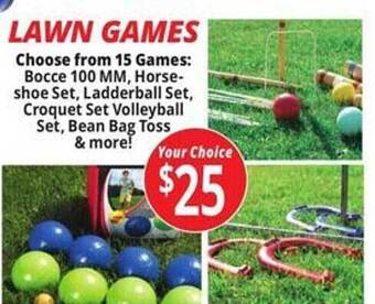 Ocean State Job Lot Lawn Games offer