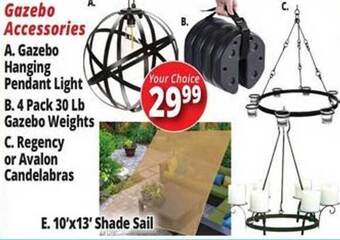Ocean State Job Lot Gazebo Accessories offer