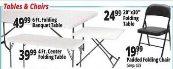 Ocean State Job Lot Tables & Chairs offer