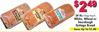 Miners County Market 24 oz. White, Wheat or Sourdough Cottage Bread offer