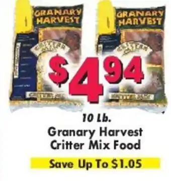 Miners County Market 10 lb. Granary Harvest Gritter Mix Food offer