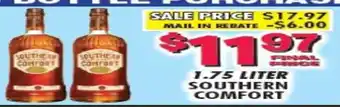 Miners County Market 1.75 Liter Southern Comfort offer