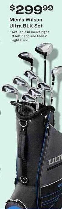 Academy Men's Wilson Ultra Blk Set offer