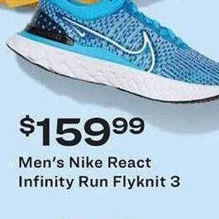 Academy Men's Nike React Infinity Run Flyknit 3 offer