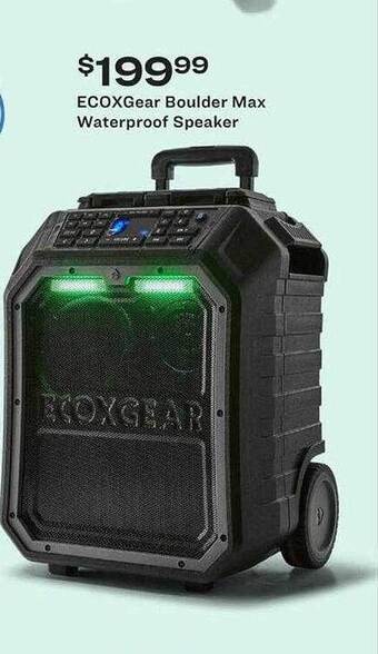 Academy Ecoxgear Boulder Max Waterproof Speaker offer
