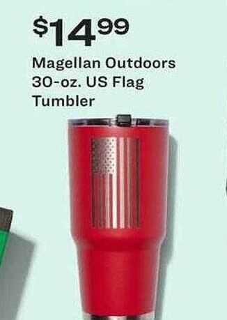 Academy Magellan Outdoors 30-oz. Us Flag Tumbler offer