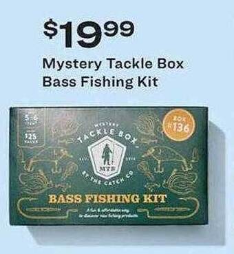 Academy Mystery Tackle Box Bass Fishing Kit offer