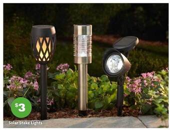 Family Dollar Solar Stake Lights offer
