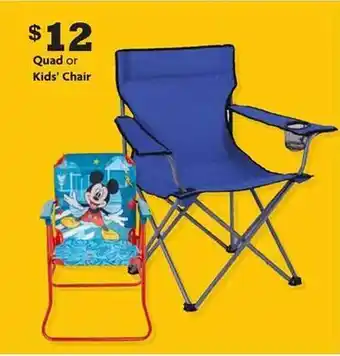 Family Dollar Quad Or Kid's Chair offer