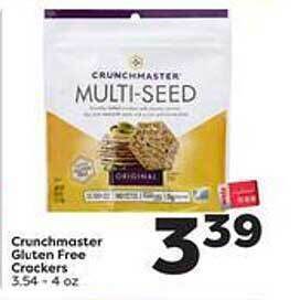 Weis Markets Crunchmaster Gluten Free Crackers offer