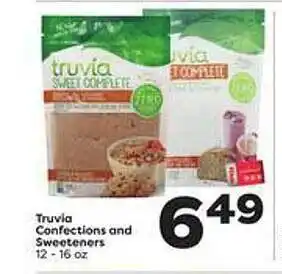 Weis Markets Truvia Confections And Sweeteners offer