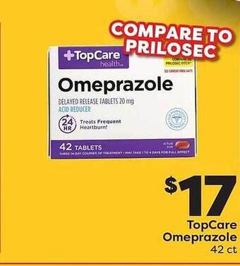 Weis Markets Topcare Omeprazole offer