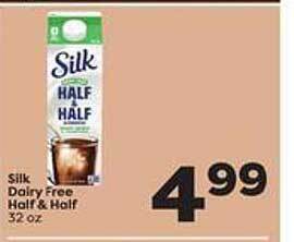 Weis Markets Silk Dairy Free Half & Half offer