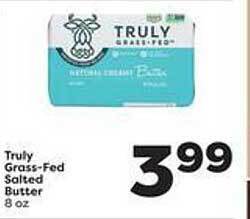 Weis Markets Truly Grass-fed Salted Butter offer