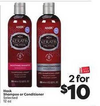 Weis Markets Hask Shampoo Or Conditioner offer