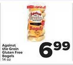 Weis Markets Against The Grain Gluten Free Bagels offer