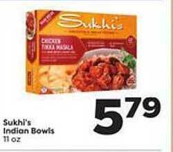 Weis Markets Sukhi's Indian Bowls offer