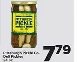 Weis Markets Pittsburgh Pickle Co. Deli Pickles offer