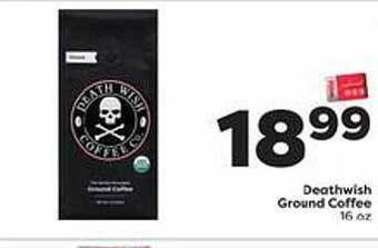 Weis Markets Deathwish Ground Coffee offer