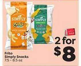 Weis Markets Frito Simply Snacks offer