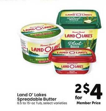 Safeway Land O' Lakes Spreadable Butter offer