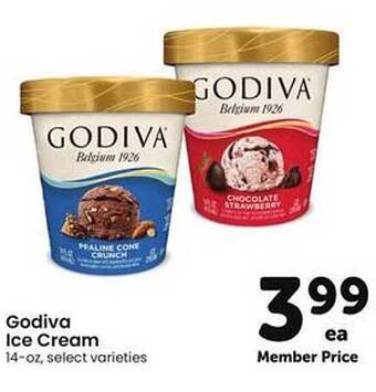 Safeway Godiva Ice Cream offer