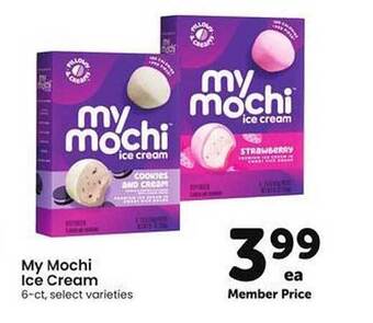 Safeway My Mochi Ice Cream offer