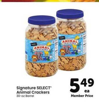Safeway Signature Select® Animal Crackers offer