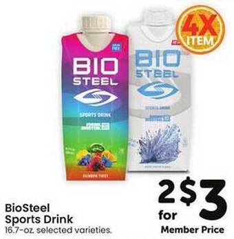 Safeway BioSteel Sports Drink offer