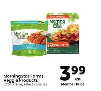 Safeway MorningStar Farms Veggie Products offer