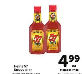 Safeway Heinz 57 Sacue offer