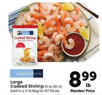 Safeway Large Cooked Shrimp offer
