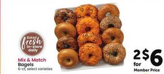 Safeway Bagels offer