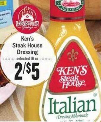 Lowes Foods Ken's Steak House Dressing offer